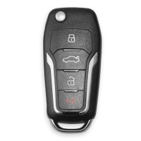 Xhorse XNFO01EN Universal Remote Key 4 Buttons Wireless for Ford English Version 5pcslot